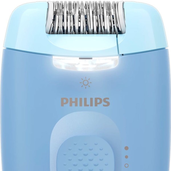 Philips bre247/00 azul / depiladora con cable