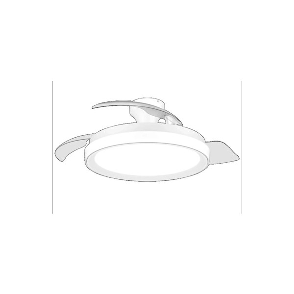 Philips ventilador techo luz bilss 106cm 28+35w bl