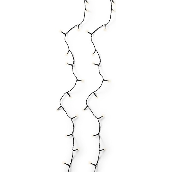 Guirnalda basic multifunción, uso exterior, blanco cálido, 120 leds, 9 m